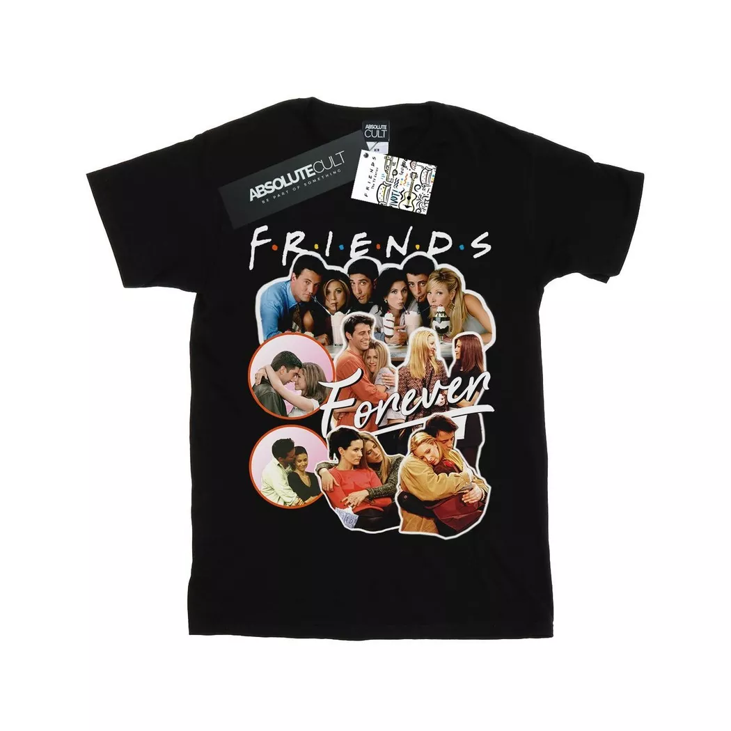 Friends - The One With All Hugs TShirt, für Damen, Schwarz, Größe S
