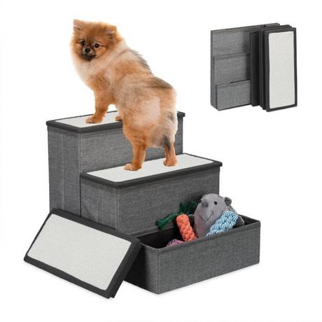 Northix  Scala pieghevole per cani a 3 gradini 