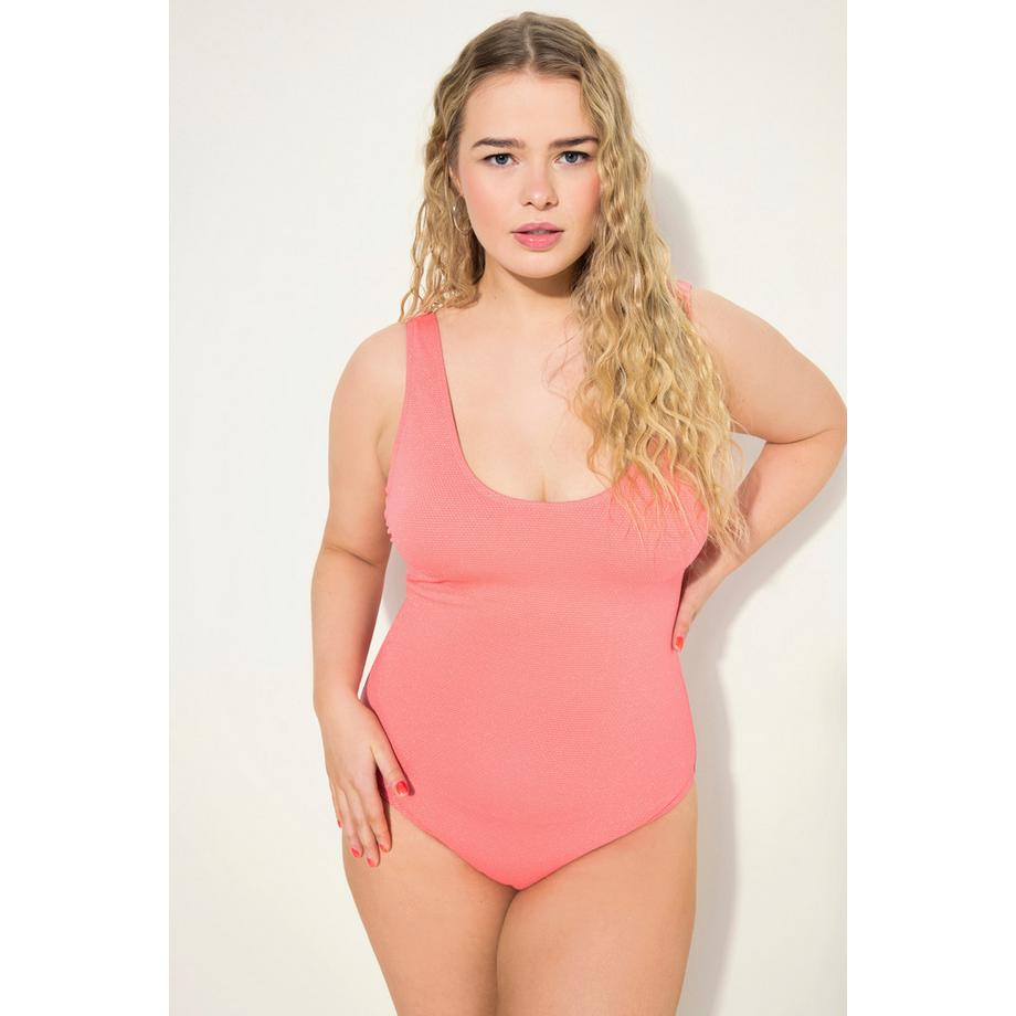 Studio Untold Costume da bagno Coppe morbide Effetto glitter Scollo rotondo  