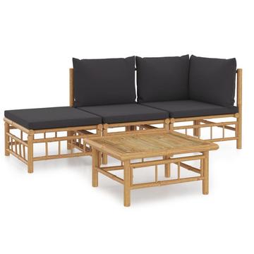 Garten lounge set bambus