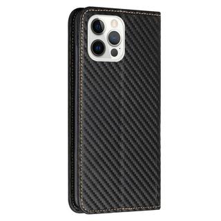 Cover-Discount  iPhone 15 Pro - Carbon Look Flip Case Hülle 