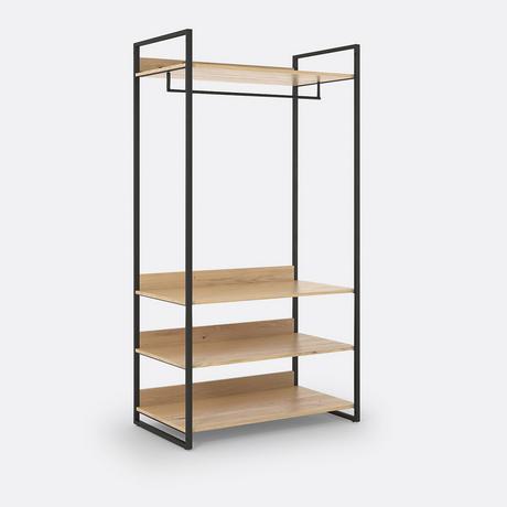 La Redoute Intérieurs Ankleidemodul HIBA mit Kleiderstange und 3 Regalböden  