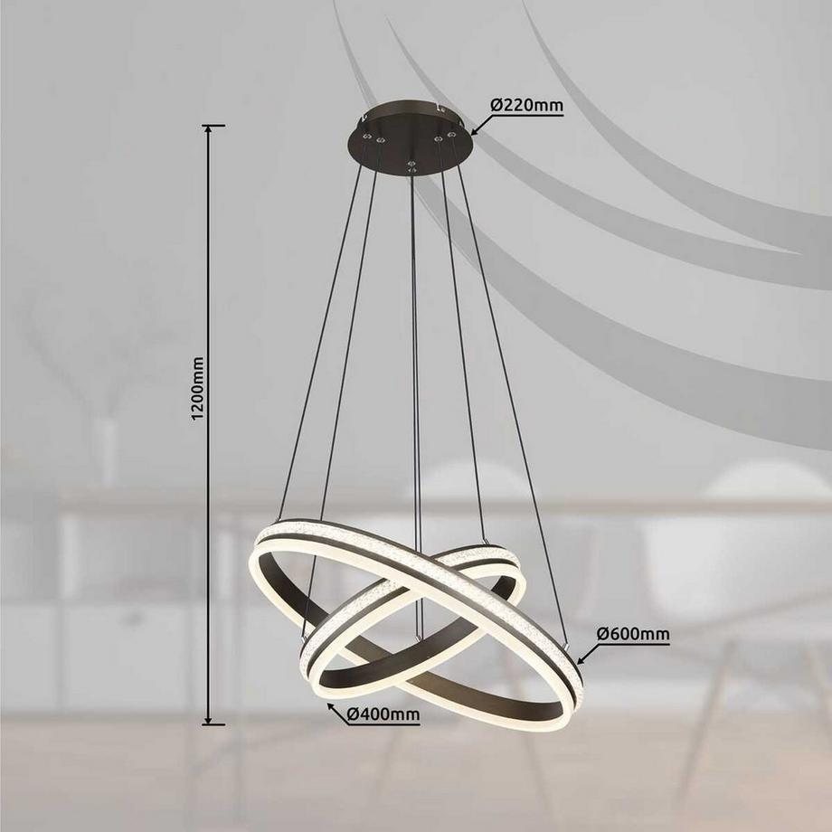 mutoni light Suspension Grouni LED  