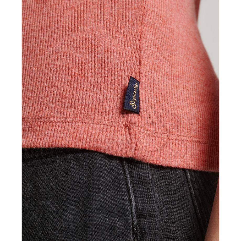 Superdry tanktop mit spitzenbordüre  