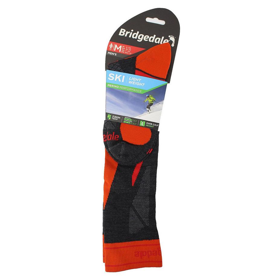 Bridgedale  1 Paio Calzini Lunghi Uomo in Lana Merino Resistenti al Ginocchio 