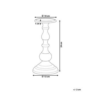 Beliani  Kerzenständer aus Aluminium Glamourös BUSAT 