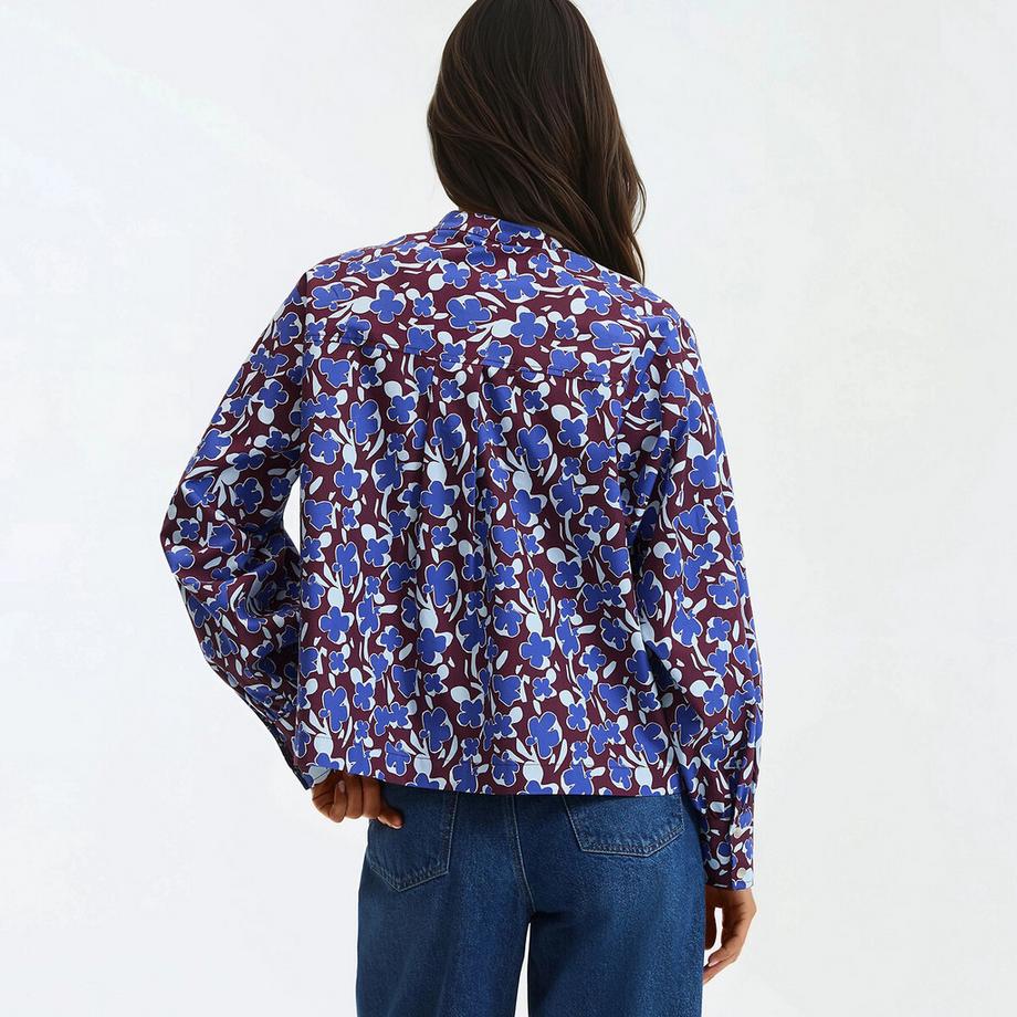 La Redoute Collections Camicia Collo Mao Floreale  