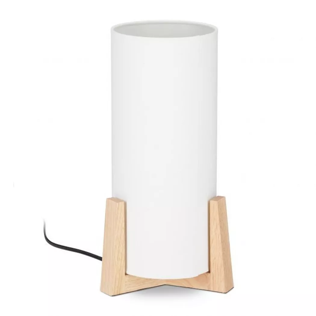 B2X – Tischlampe mit Holzsockel, 25 x 38 cm