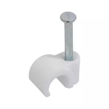 06S2742 25 Kabel-Organizer Wand Kabelklemme Weiß 25 Stück(e)