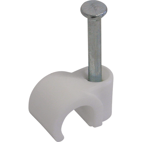 STEFFEN  06S2742 25 organizer per cavi Parete Clip per cavo Bianco 25 pz 