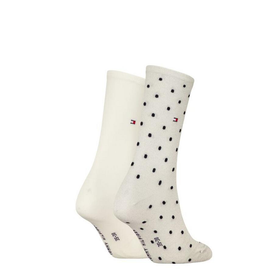 TOMMY HILFIGER Pünktchen Lurex Socken 2er-Pack  