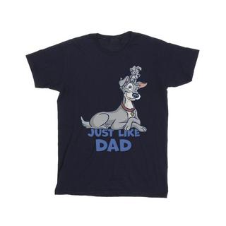 Disney Lady And The Tramp Just Like Dad T-Shirt  