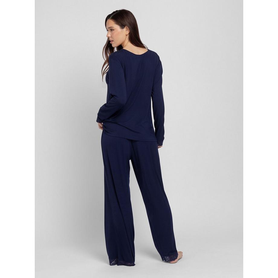 Dorina Jersey-Pyjama LILA  