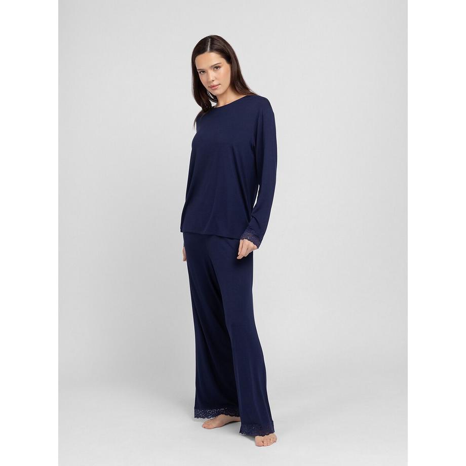 Dorina Jersey-Pyjama LILA  