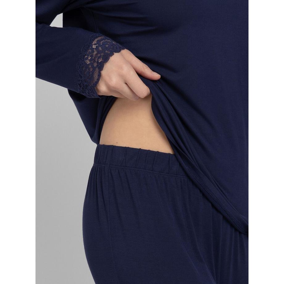 Dorina Jersey-Pyjama LILA  