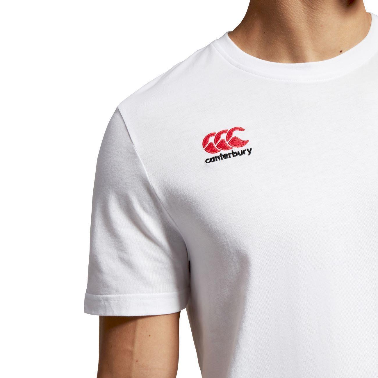 Canterbury T-shirt Cotone con Piccolo Logo  