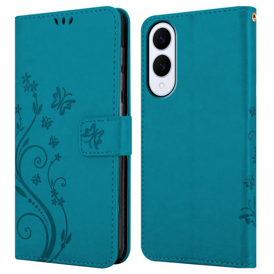 Cadorabo  Samsung Galaxy S25 Edge Hülle mit Blumen Muster 