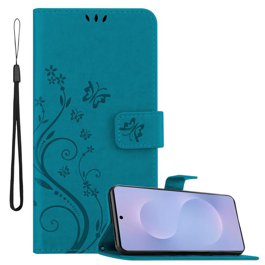 Samsung Galaxy S25 Edge Hülle mit Blumen Muster