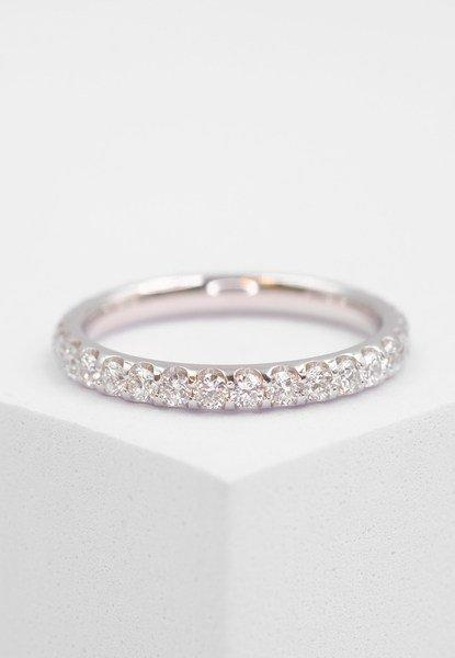 MUAU Schmuck  Mémoire Ring Diamant 1.00ct. Weissgold 750 