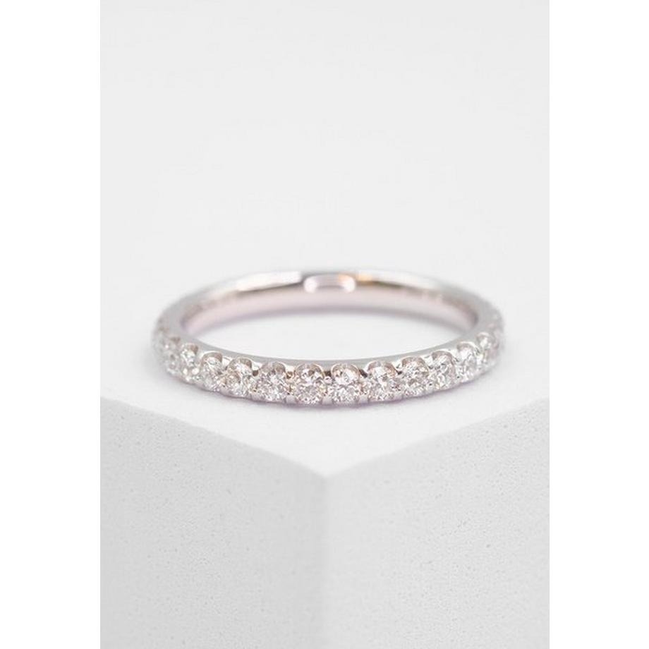 MUAU Schmuck  Mémoire Ring Diamant 1.00ct. Weissgold 750 