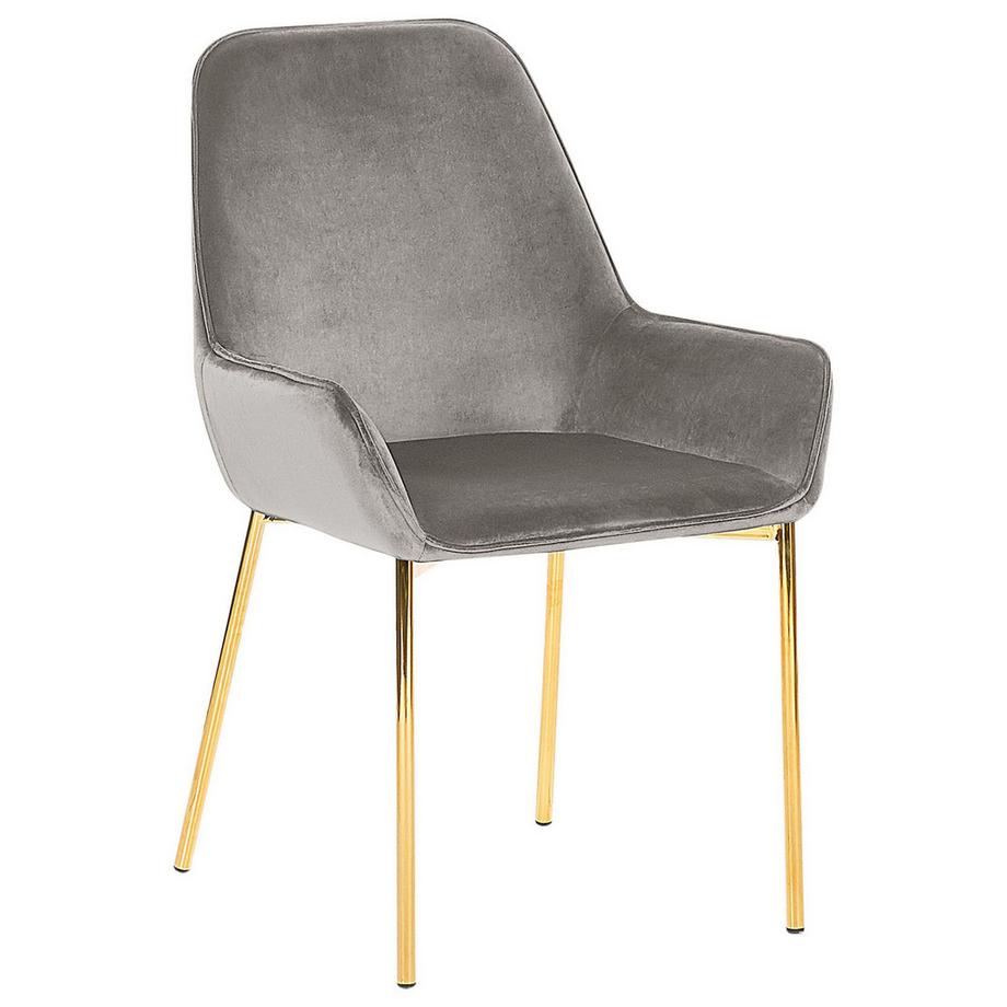 Beliani Set di 2 sedie da pranzo en Velluto Moderno LOVERNA  