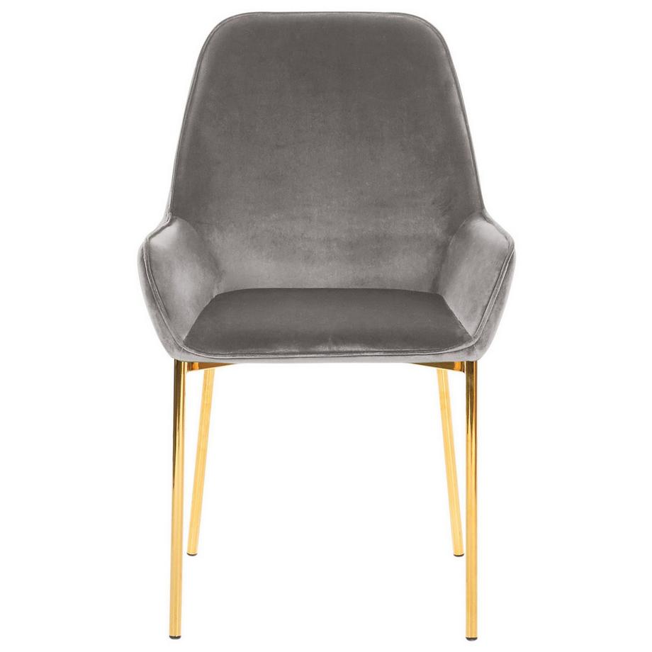 Beliani Set di 2 sedie da pranzo en Velluto Moderno LOVERNA  