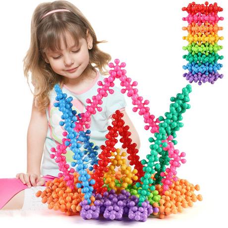 Activity-board  Building Bricks 200 Pieces Blocks Building Bricks Block Kids compatible avec toutes les grandes marques 