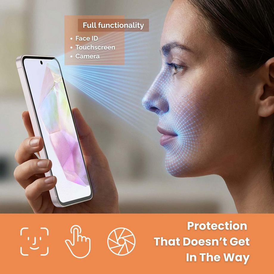 Cadorabo  Samsung Galaxy A35 5G Schutzfolie Schutzglas 