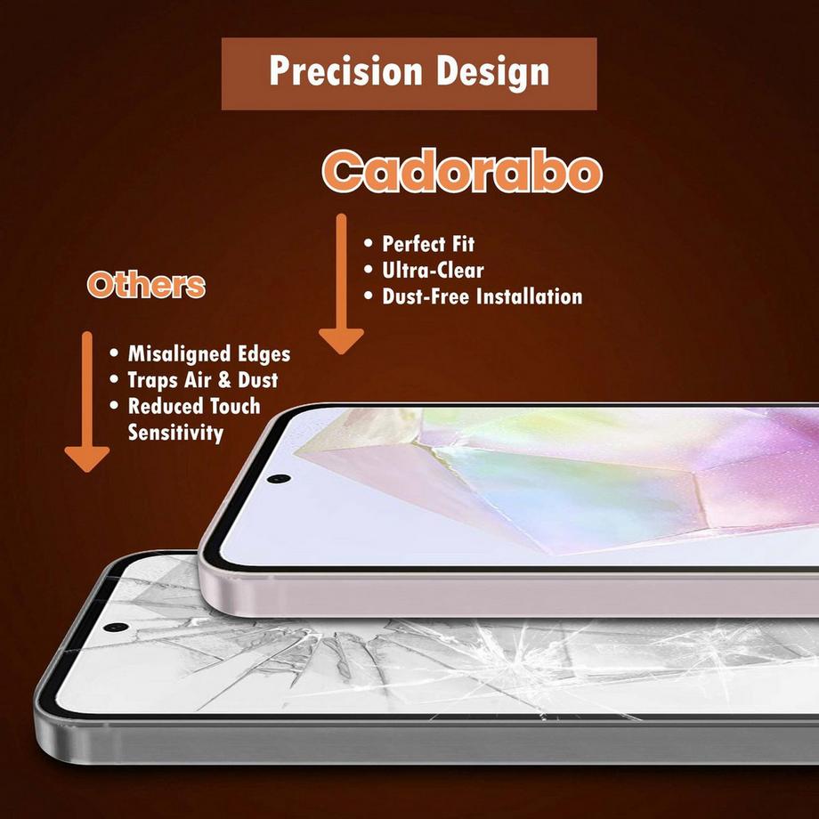 Cadorabo  Samsung Galaxy A35 5G Schutzfolie Schutzglas 