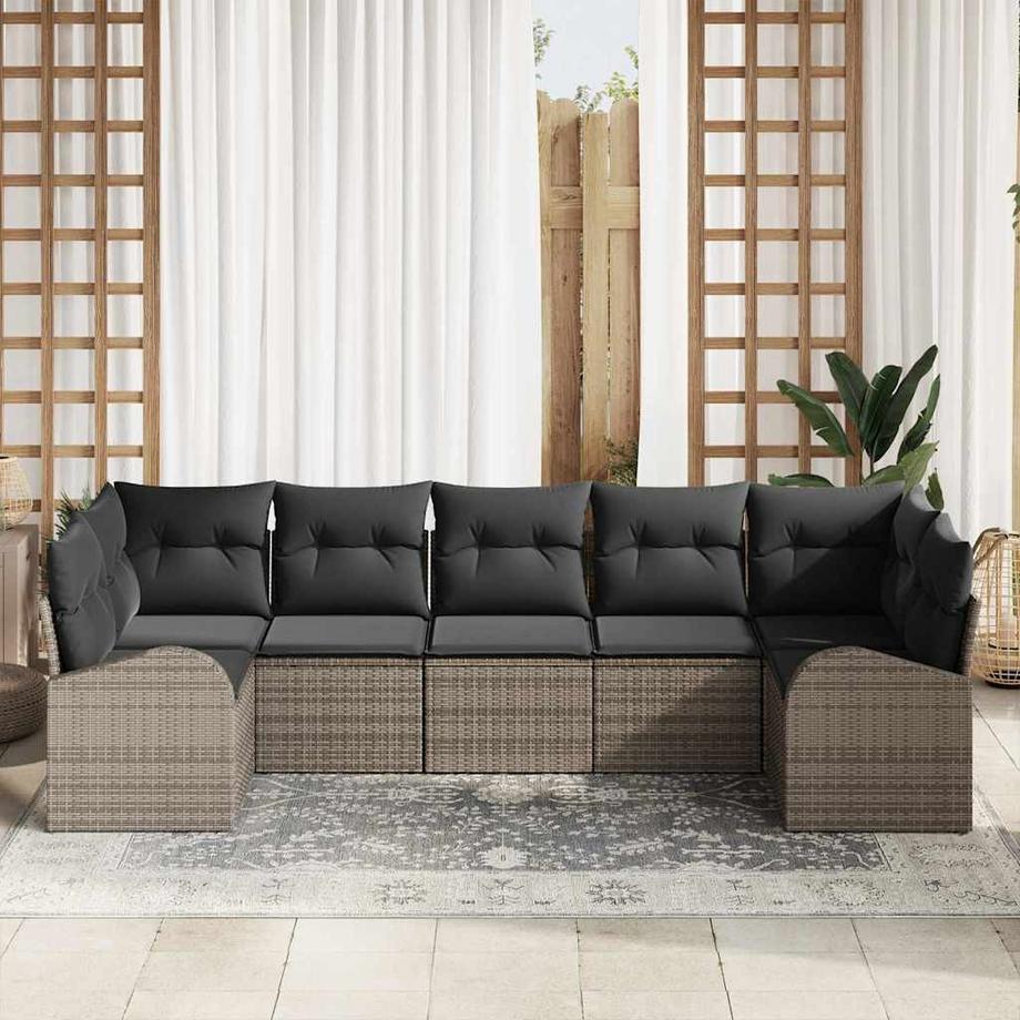 VidaXL Gartensofa-set poly-rattan  