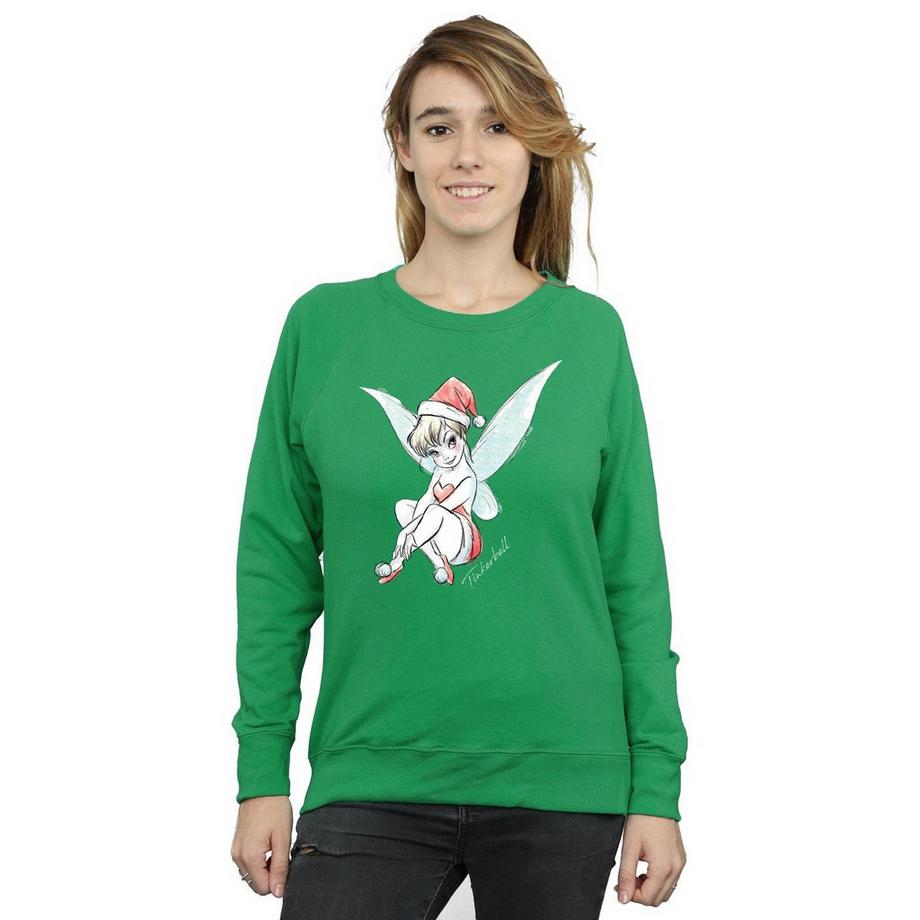 Disney Fairy Stampa Slim Fit Felpa  