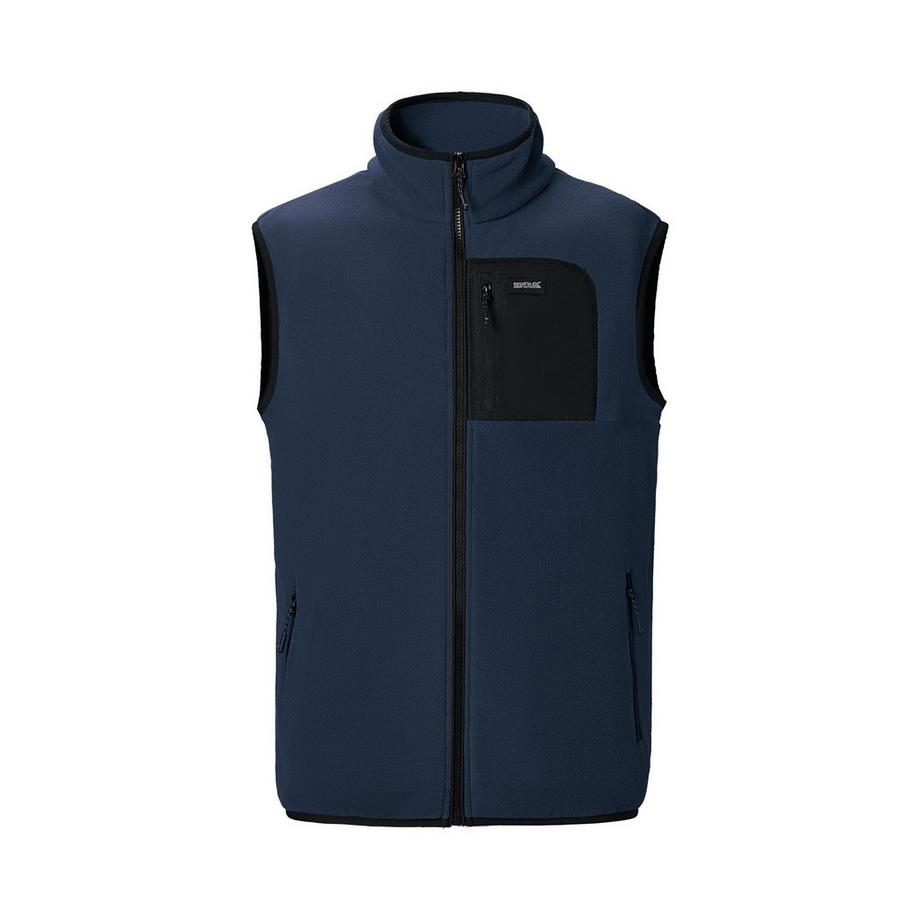 Veste Sans Manches À Col Montant Motiftyle Panneau Contrasté Frankie