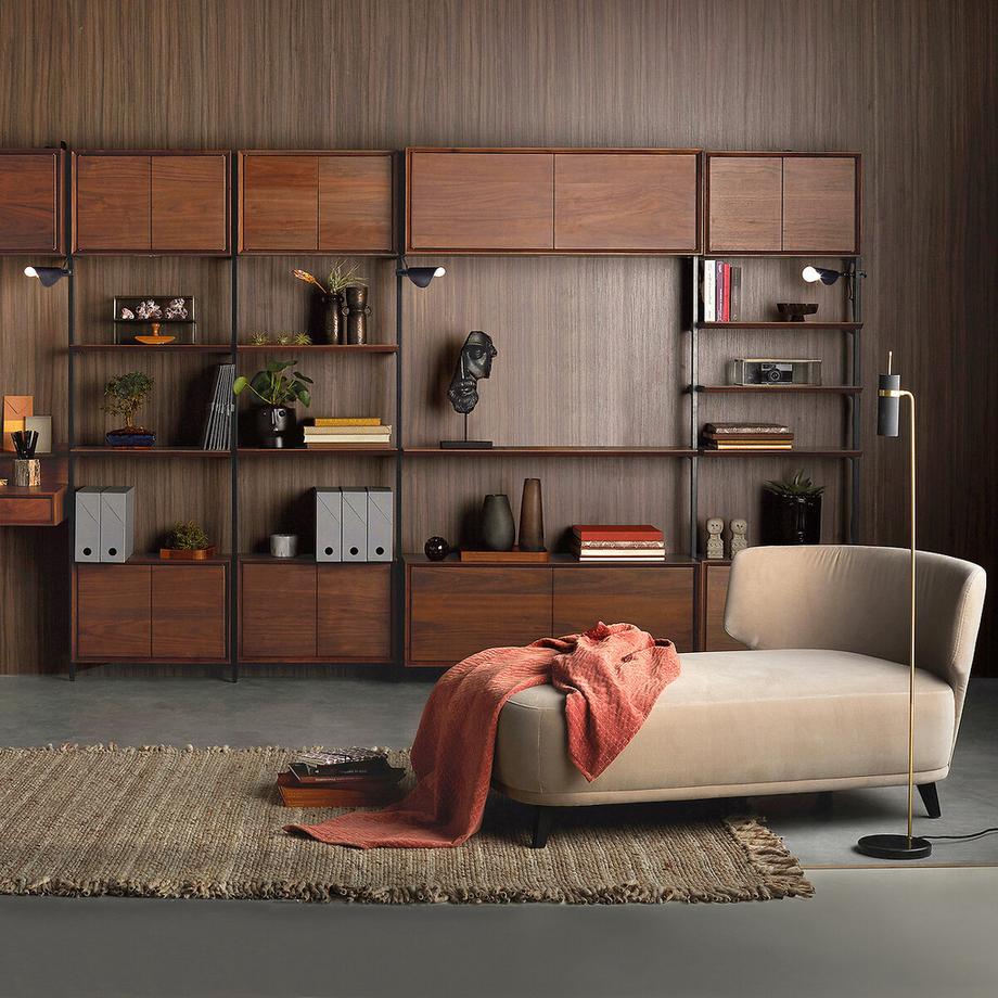 AM.PM Regalboden Archivita B110 x T28 cm mit Nussbaumfurnier  