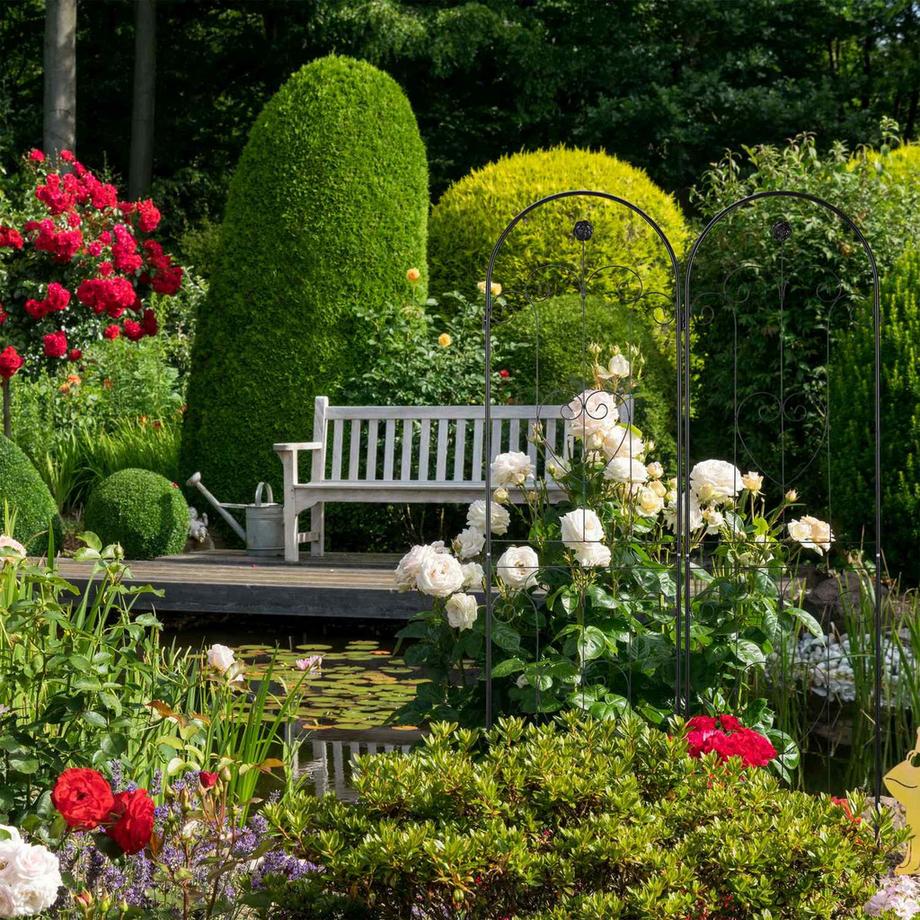 B2X Set di 2 tralicci in metallo  