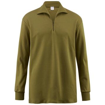 Rollkragenshirt langarm mit Reissverschluss