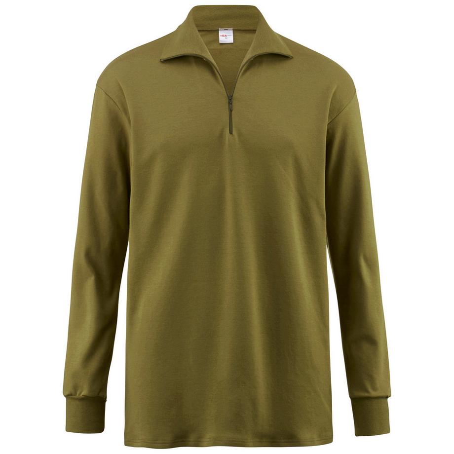 Rollkragenshirt langarm mit Reissverschluss