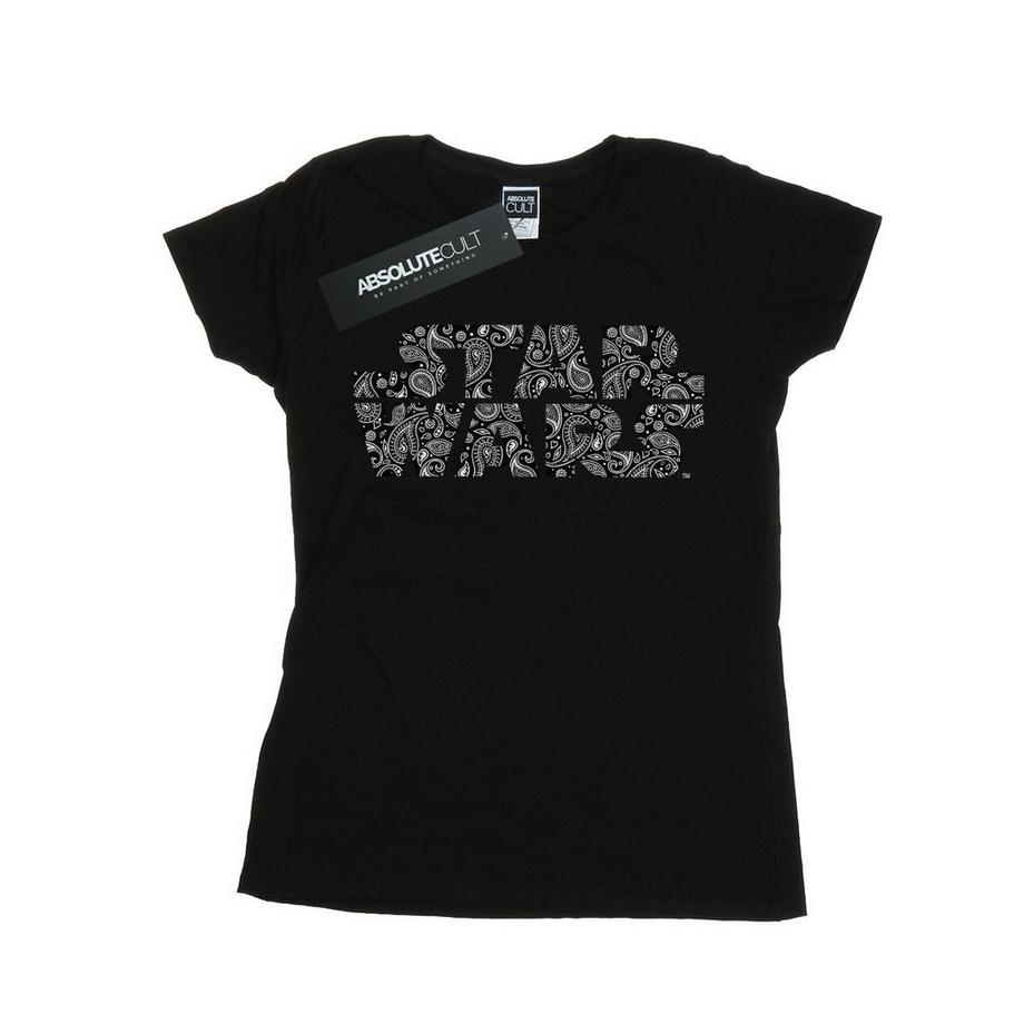 STAR WARS Star Wars T-Shirt Logo Paisley  