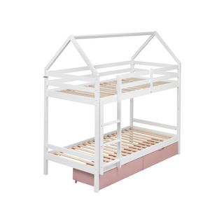 Beliani Letto a castello con cassetti en Legno di pino Scandinavo TERNAS  