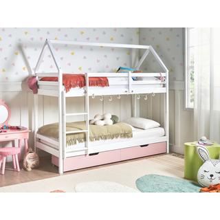 Beliani Letto a castello con cassetti en Legno di pino Scandinavo TERNAS  