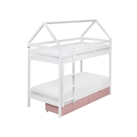 Beliani Letto a castello con cassetti en Legno di pino Scandinavo TERNAS  