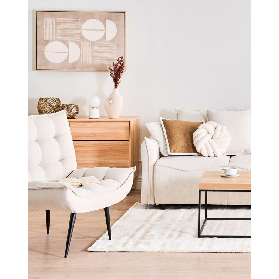 Beliani Stampa su tela en Tessuto Minimalista RACALE  