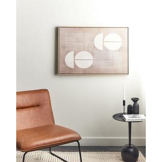 Beliani Stampa su tela en Tessuto Minimalista RACALE  