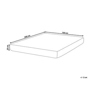 Beliani Materasso a molle insacchettate en Molle insacchettate ROOMY  