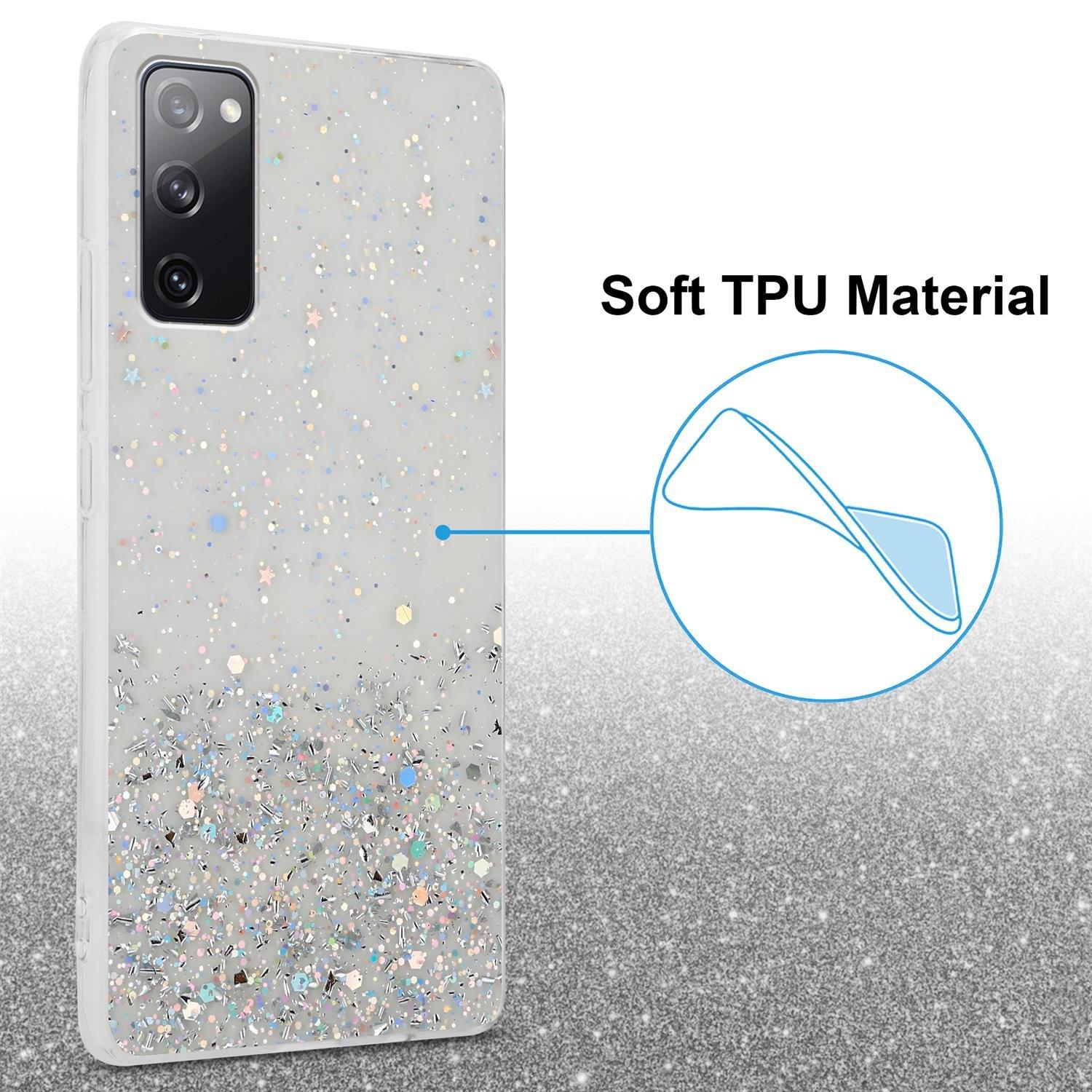 Cadorabo  Housse compatible avec Samsung Galaxy S20 FE - Coque de protection en silicone TPU flexible avec paillettes scintillantes 