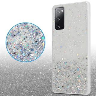 Cadorabo  Housse compatible avec Samsung Galaxy S20 FE - Coque de protection en silicone TPU flexible avec paillettes scintillantes 