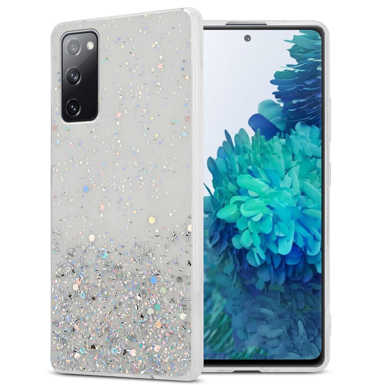 Cadorabo  Hülle für Samsung Galaxy S20 FE TPU Silikon mit funkelnden Glitter 