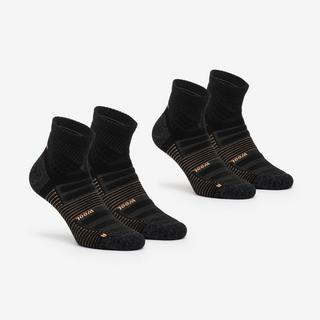 QUECHUA Hike 900 Halbhohe Socken 2er-Pack  