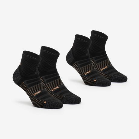 QUECHUA Hike 900 Halbhohe Socken 2er-Pack  