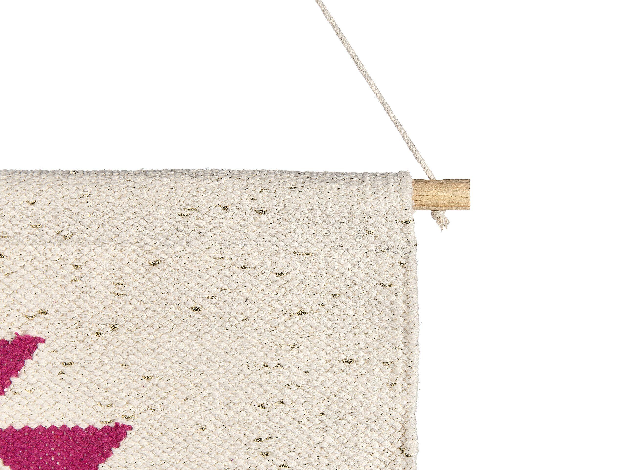 Beliani Wandbehang aus Baumwolle Boho VEHARI  