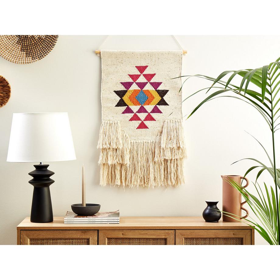 Beliani Suspension murale en tissu en Coton Boho VEHARI  